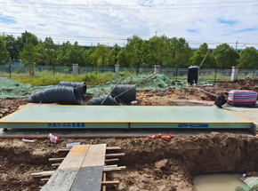 河南鋒越實(shí)業(yè)(信陽(yáng)固始）100噸地磅