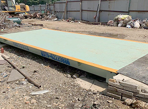 南陽方城縣獨(dú)樹鎮(zhèn)廢品收購站30噸電子地磅 