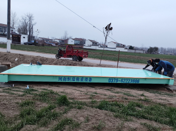 周口淮陽(yáng)區(qū)朱集鄉(xiāng)許莊村農(nóng)業(yè)合作社30噸地磅